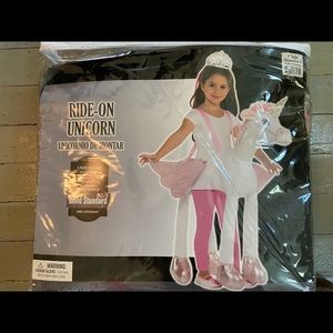 Kids Halloween Ride-On Unicorn Costume